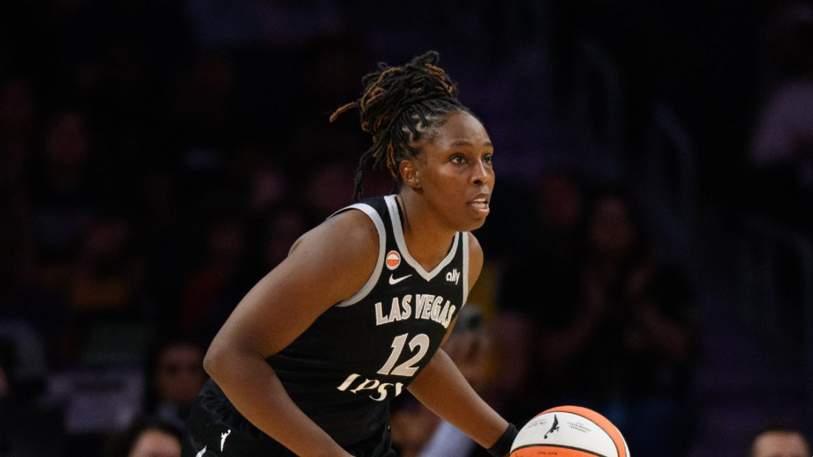 Chelsea Gray ties WNBA record with nine three-pointers, Aces beat Fire
