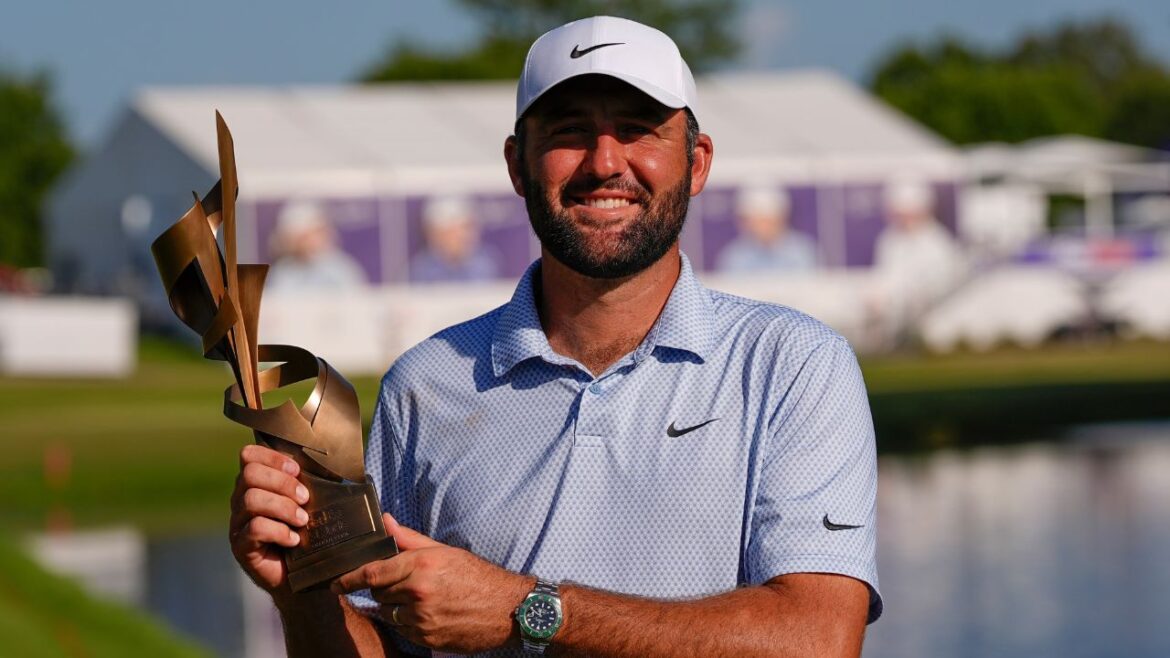 Scottie Scheffler back to dominant self, gets eight-shot win at St. Jude Championship