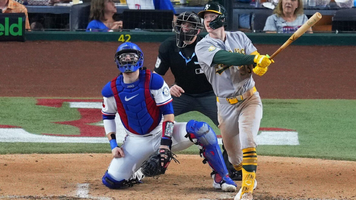 Bolte's first career multi-homer game leads Athletics over Rangers
