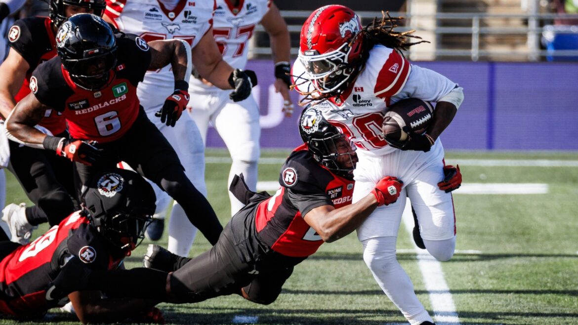 Stampeders keep playoff hopes alive with victory over winless Redblacks