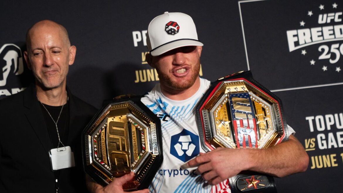 UFC lightweight champion Justin Gaethje unsure if he'll defend title